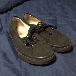 All black classic Vans